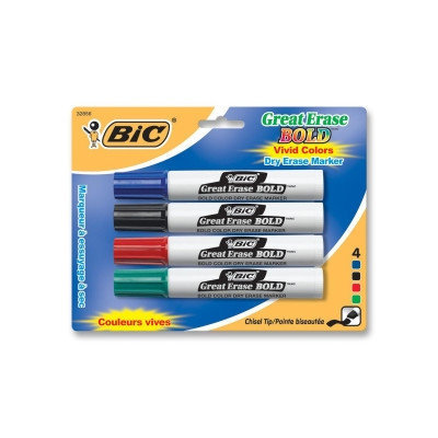 Claridge Products LCS Dry Erase Markers, Assorted, Broad Tip