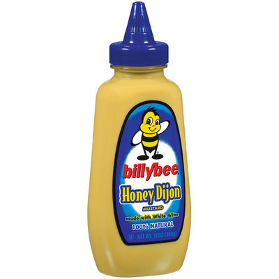 Mustard Honey Dijon Billybee Mustard 12 Oz Squeeze Bottle