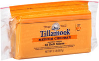 Tillamook® Medium Cheddar Deli Cheese Slices 2 lb. Pouch
