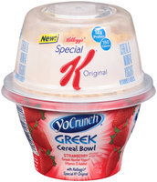 YoCrunch® Cereal Bowl Strawberry with Kellogg's® Special K® Original Greek Nonfat Yogurt 4.7 oz. Cup
