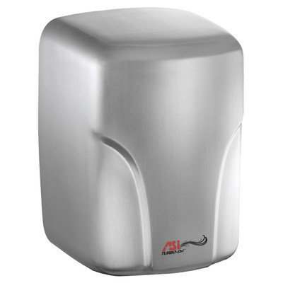 American Specialties Turbo-Dri High Speed Surface Mounted 120 Volt Automatic Hand Dryer Finish: Satin Stainless Steel