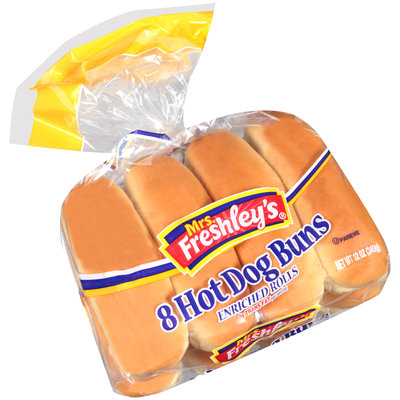 Mrs. Freshley's Hot Dog Buns 8 ct. Bag