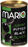 Mario® Jumbo Pitted Black Olives 5.75 oz. Pull Top Can