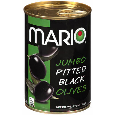 Mario® Jumbo Pitted Black Olives 5.75 oz. Pull Top Can