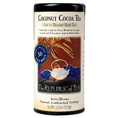 The Republic of Tea, Coconut Cocoa Herb Tea, 36-Count