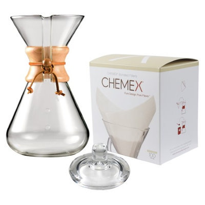 Thirteen Cup Handblown Glass Coffeemaker - 13 Cup Coffee Maker - Chemex - CM-4