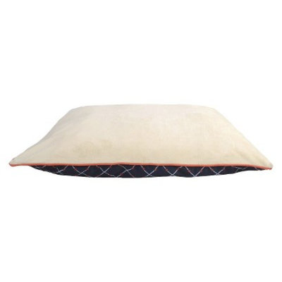 Boots & Barkley XL Pillow - Ikat Lattice Navy/Coral
