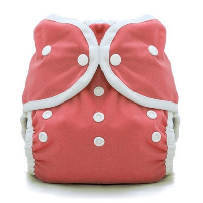 Thirsties Duo Wrap Snap, Rose, Size Two (18-40 lbs)