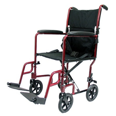 Karman 17 inch Aluminum Lightweight Transport Chair