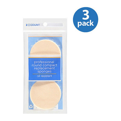 Beauty Accessories Dicon Technologies Professional Round Compact Replacement Sponges