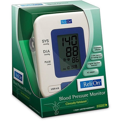 RELI ON RELION RELI-ON AUTOMATIC BLOOD PRESSURE MONITOR HEM-741