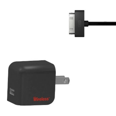 Just Wireless Phone Battery Charger for iPhone Cell Phones - Black