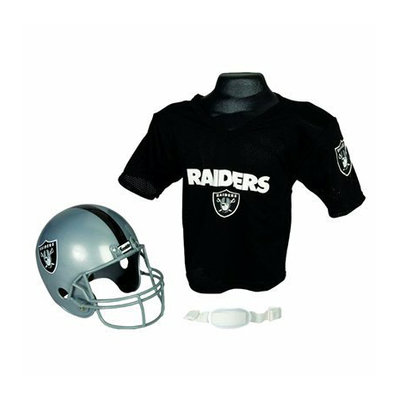 Franklin Sports NFL Raiders Helmet/Jersey set- OSFM ages 5-9