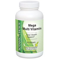 Botanic Choice Mega Multi Vitamin Soft Gels, 30 Count (Pack of 2)