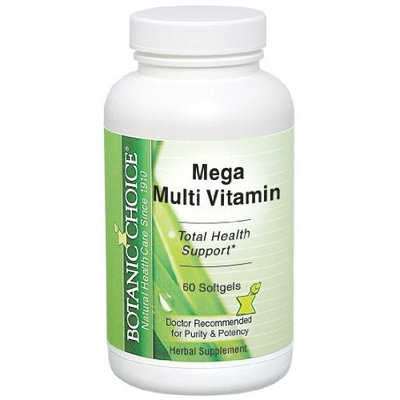 Botanic Choice Mega Multi Vitamin Soft Gels, 30 Count (Pack of 2)