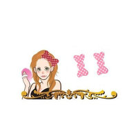 2 x Pink Kamipita Hair Bow Stabilizer Clip Hair/fringe Grip