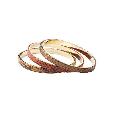 a.v. max 3Pc Python Bangle Set