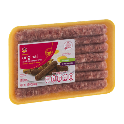 Ahold Pork Sausage Links Original - 14 Links