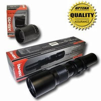 Opteka High Definition 500mm / 1000mm f/8 Preset Telephoto Lens for Nikon Digital & Film SLR Cameras