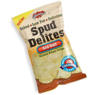 Glenny's Spud Delites, Sea Salt Potato Chips, 1.1-Ounce Bags (Pack of 24)