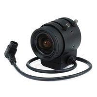 Monoprice 1/3 Inch 3-9mm IR F1.2 Varifocal DC Iris CS Mount Lens W/IR Correction
