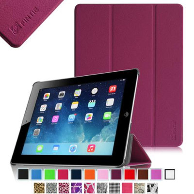 Fintie SmartShell Case for Apple iPad 4th Generation with Retina Display, iPad 3 & iPad 2, Purple