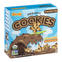 Tasty Brand Organic Cookies Chocolate Chip - 5 PK