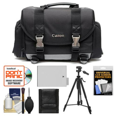 Canon 200DG Digital SLR Camera Case - Gadget Bag with LP-E8 Battery + Tripod + Accessory Kit for Canon Rebel T2i, T3i, & T4i