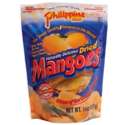 Philippine Brand Dried Mango, 14-Ounce Pouches (Pack of 2)