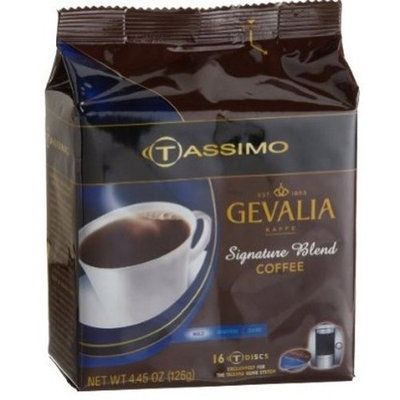 Gevalia Signature Blend Coffee, 16-Count T-Discs for Tassimo Professional (Foodservice) Coffeemakers (Pack of 5)