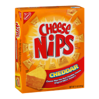 Nabisco Cheese Nips Cheddar Baked Snack Crackers