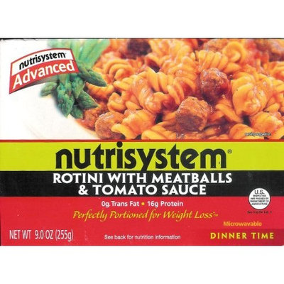 NutriSystem Advanced Rotini with Meatballs & Tomato Sauce