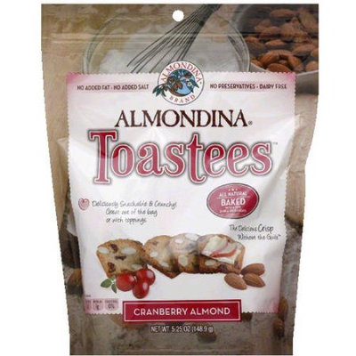 Almondina Cranberry Almond Toastees, 5.25 oz, (Pack of 12)