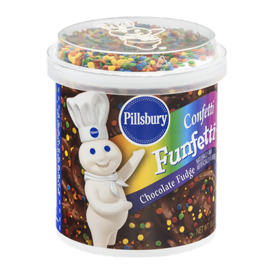 Pillsbury Funfetti Confetti Chocolate Fudge Frosting