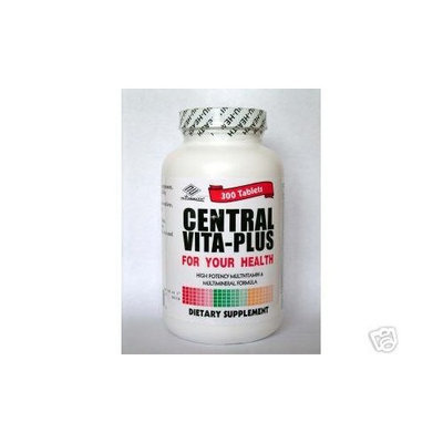 Central Vita-plus 300tabs Central Vita-Plus, High Potency Multivitamin & Multimineral Formula 300 Tablets