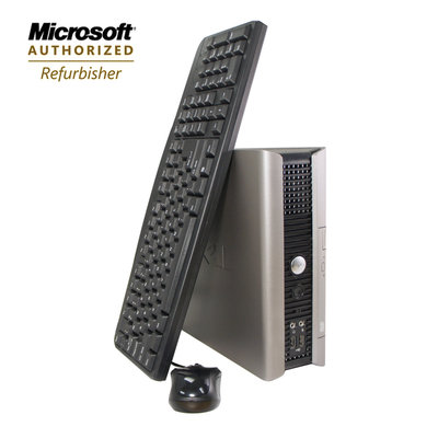 Bevco Games, Inc. Dell Refurbished: OptiPliex 755 USFF Desktop PC Core2Duo 2.0GHz 2GB RAM 160GB HDD DVD Window7 Home Premium Bundle Mouse and Keyboard
