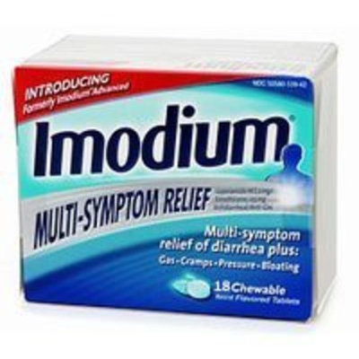 Imodium Multi Symptom Relief Chewable Tablets, Mint Flavor - 18 / Box