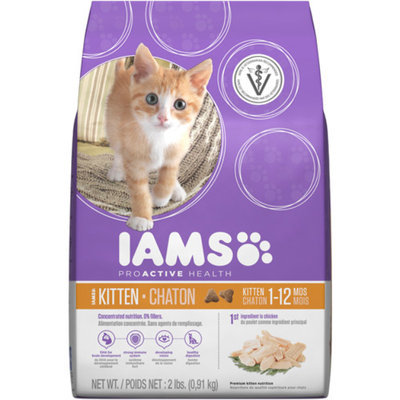 Iams ProActive Health Premium Dry Kitten Food 2 lbs