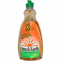 Sun & Earth Sun and Earth Liquid Dishwashing Detergent Light Citrus Scent Case of 6 22 oz
