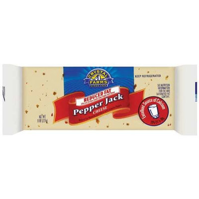 Crystal Farms Midn Images Only Crystal Farms: Pepper Jack Reduced Fat Cheese, 8 Oz