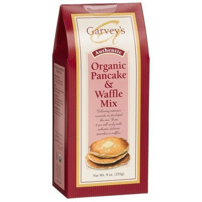 Garvey's Organic Pancake & Waffle Mix, 9-Ounce Boxes (Pack of 6)