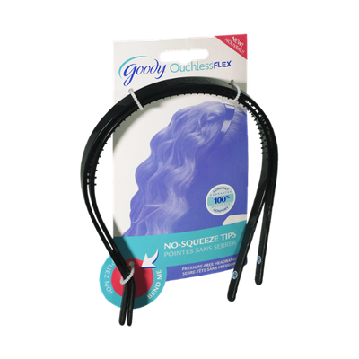 Goody Ouchless Flex No-Squeeze Tips Headbands - 2 CT
