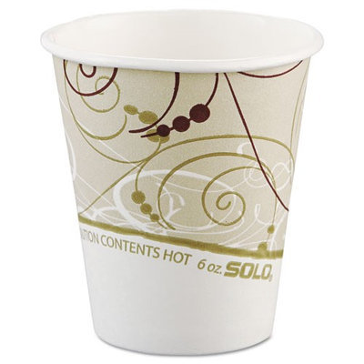 Solo Paper Hot Cups, 6 oz.