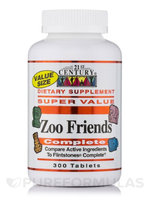 21st Century Healthcare Zoo Friends Complete, 300 Chewable Tablets, 21st Century Health Care