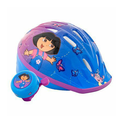 Schwinn Toddler Dora Microshell Helmet With bell - Purple
