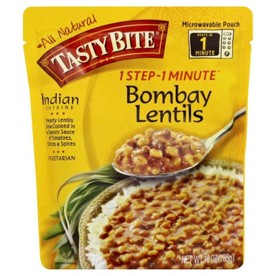 Tasty Bite 1 Step - 1 Minute Bombay Lentils 10 oz - Vegan