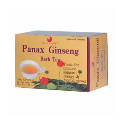 Health King Medicinal Teas Panax Ginseng Herb Tea 20 Tea Bags