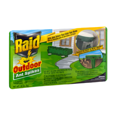 Raid Outdoor Ant Spikes - 6 CT