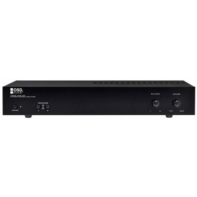 OSD Audio OSD 2-Channel Power Amplifier w/ 500 Watts, Black
