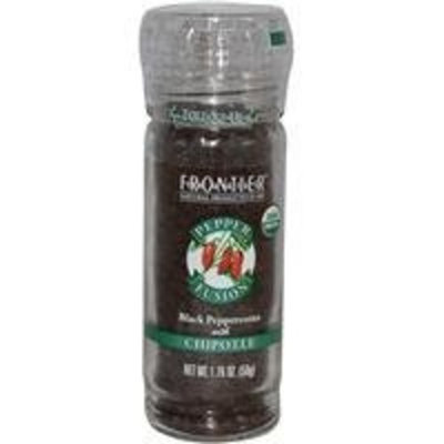Frontier Natural Products Black Peppercrns, Og, Chptl, 1.76-Ounce